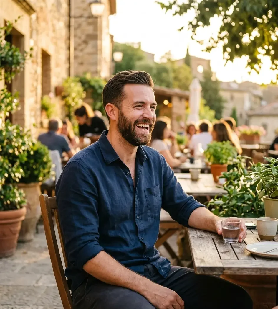 Patient after successful beard transplant at HM Hair Transplantation