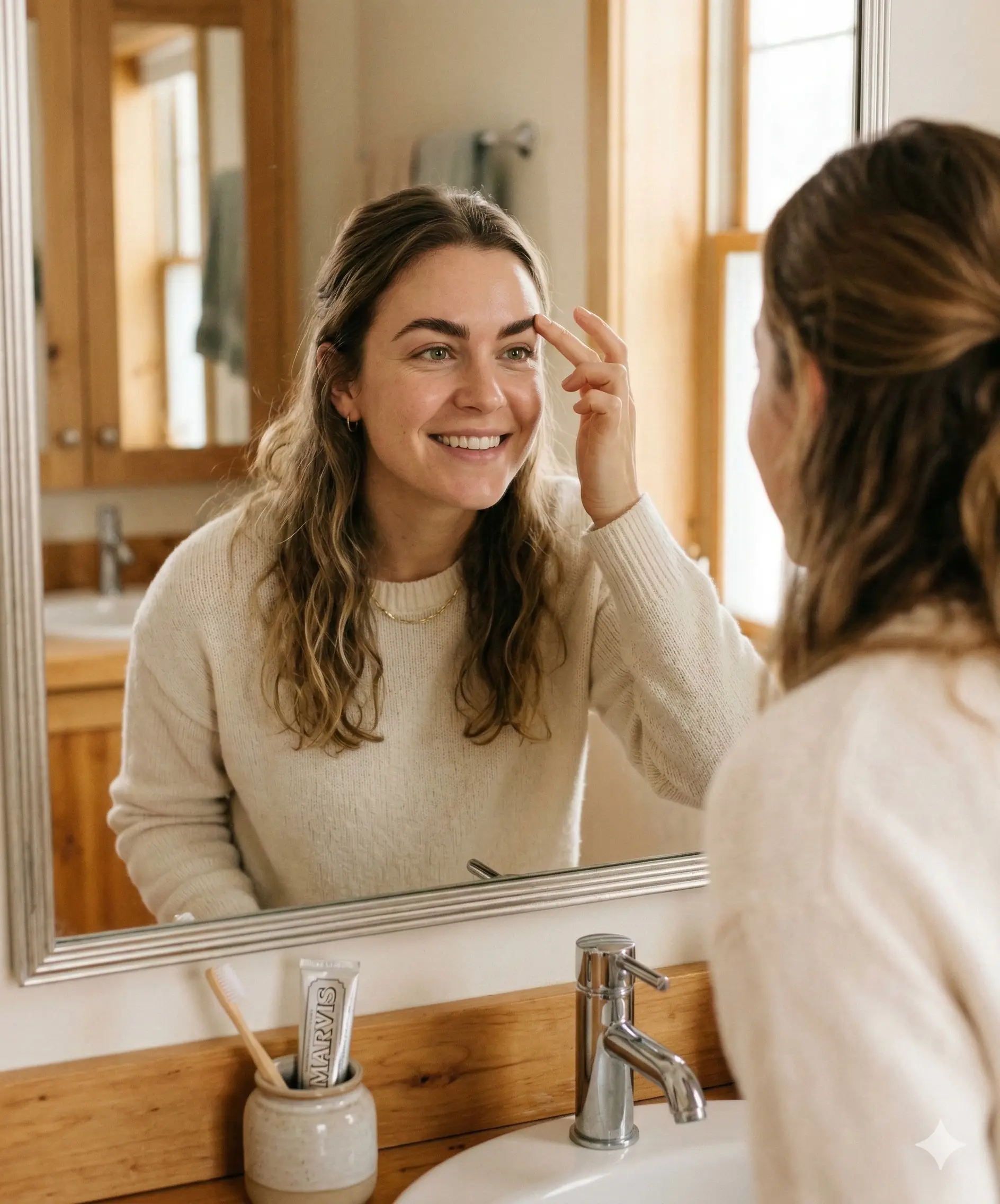 Satisfied patient after a successful eyebrow transplant at HM Haartransplantatie